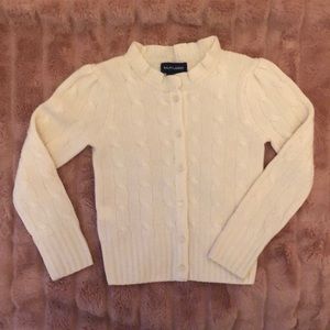 Ivory/Cream cable knit cardigan